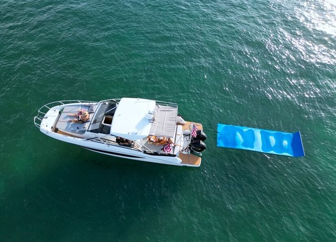 The Social Choice: "The Ultimate Sandbar Party Boat- BBQ, floating mat