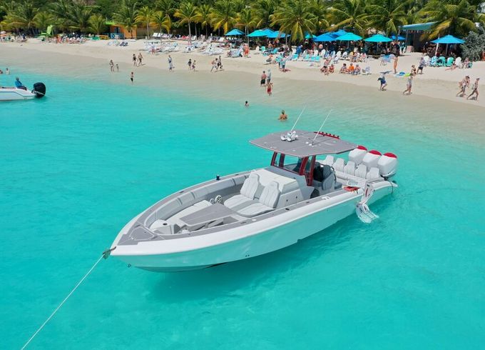 Valkyrie 37' Midnight Express — Exciting BVI an USVI Private Charters!