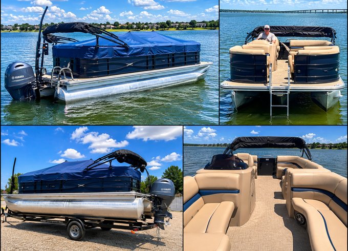 2019 Berkshire Pontoon | 115HP Yamaha | Family Fun on local lakes