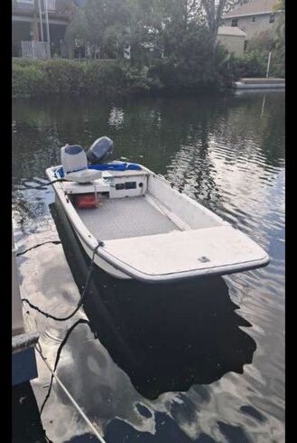 The Hippie Mermaid  Skiff