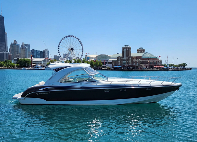 Formula 400 Super Sport Chicago Luxury Party Yacht Experience
