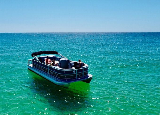 Cruise Panama City Beach on a 12 Passenger Pontoon