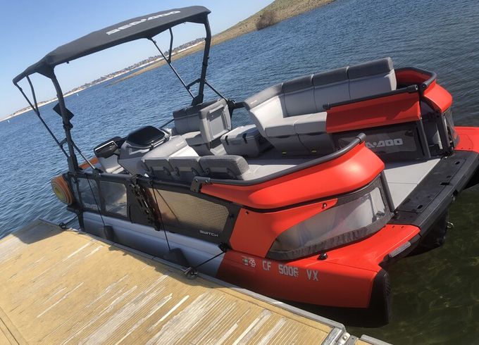 Cruise, Chill, or Thrill– SeaDoo Switch 21’- Enjoy w/ family+friends
