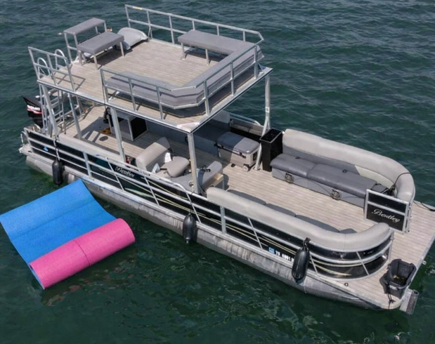 Newly Listed! Double Deck Party Pontoon with a Slide