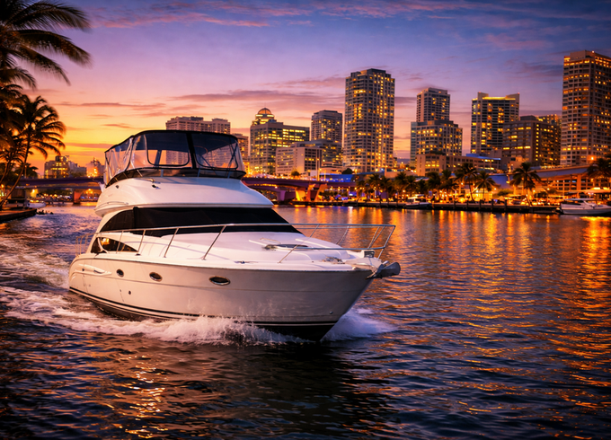 ALL-INCLUSIVE Fort Lauderdale Yacht  35' Meridian (Captain﹠Fuel Inc)