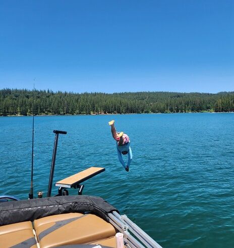 Lake-Ready 2023 Tahoe Pontoon — Tube, BBQ & Dive Board