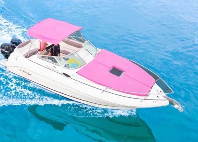 Cruise in Our Iconic 28FT Pink Rinker in MIAMI!!!