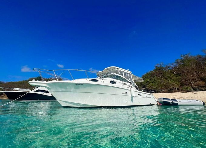 Wellcraft yacht 30 - local cruise to the islands