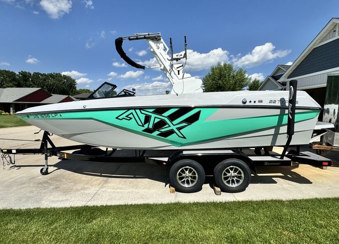 Surf Boat On A Trailer - Lake Minnetonka, Lake Elmo, Prior Lake