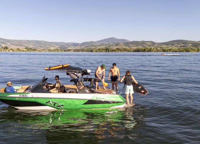 2022 ATX 22 Type-S Surf Boat Rental - Ride the Wake in Style