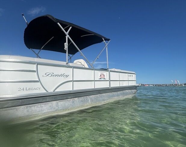 Crab Island 2024 Bentley Luxury Pontoon Boat, with 115HP motor!