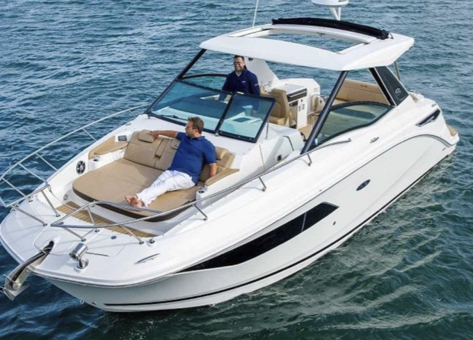 32' 2020 Sundancer + Seabob Yacht Rental in Sag Harbor, New York