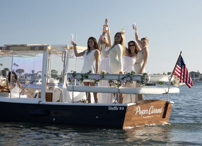 Port & Proper's Luxury Captained Duffy w/ Fire Pit &Styled Tablescape