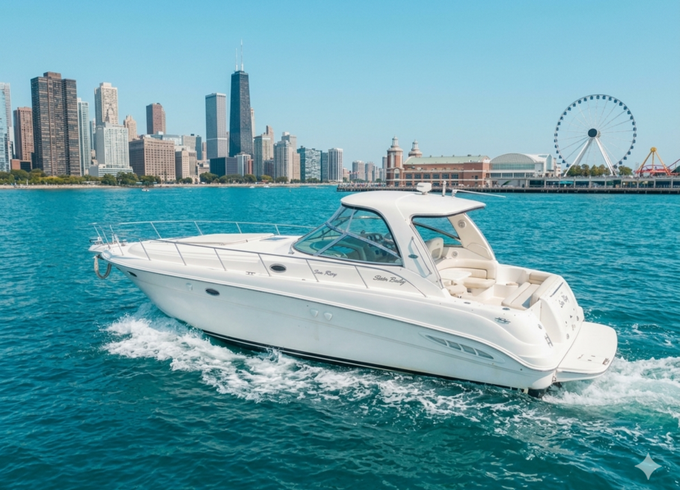Sleek 51' Luxury Yacht | Parties and Events in Chicago (Fuel Included)
