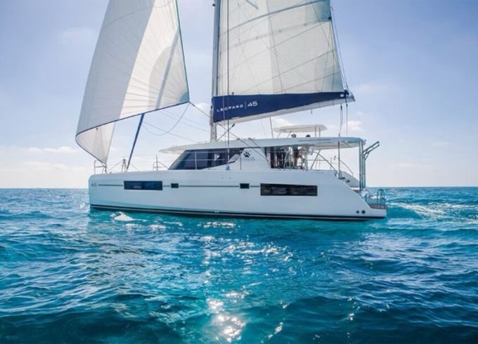 45' Luxury Catamaran: Modern, ultra-stable, and spacious