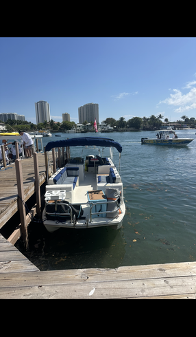 26ft Saltwater Pontoon Party and Relaxation Charter – Riviera Beach