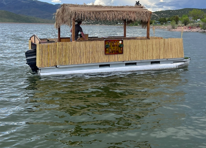 Tiki Pontoon Party Boat with Captain – Salt Lake City Area