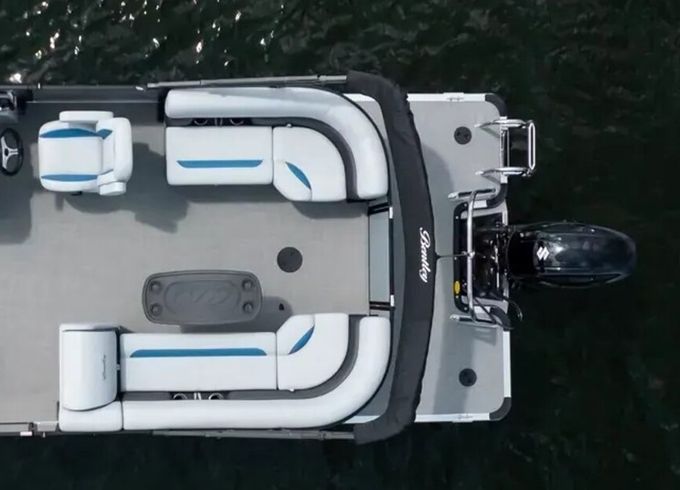 New Bentley Pontoon Boat - Easy to Maneuver and Park