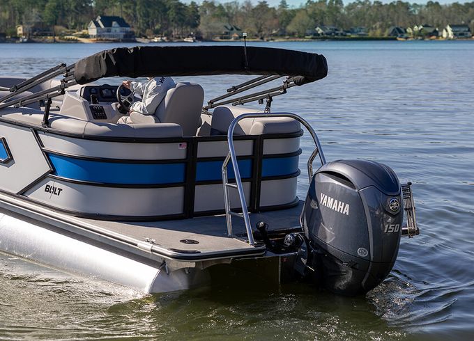New Bentley Pontoon Boat - Easy to Maneuver and Park