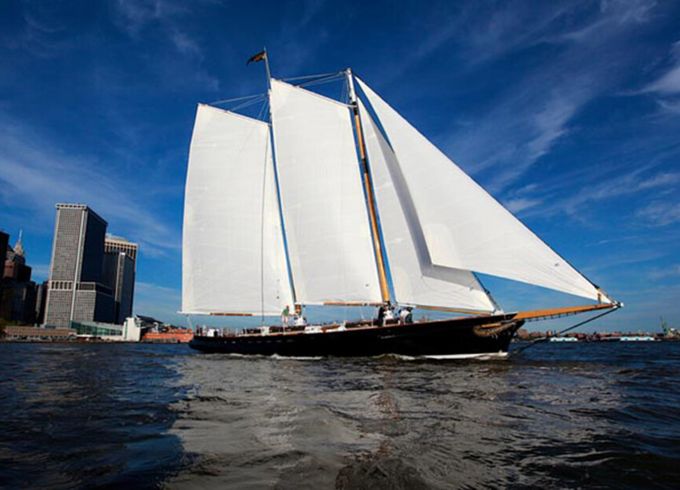 Discover NYC in Style: Sail Aboard a 105' Beauty with Room for 76!
