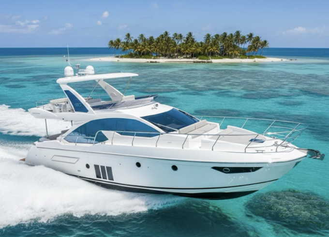 50ft Azimut Luxury Yacht Charter Miami