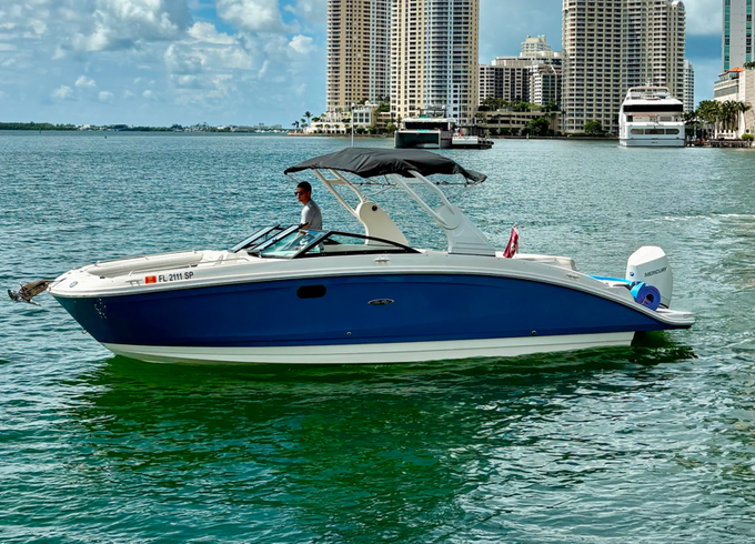 Miami Bay Cruise & Sandbar Adventure | Captain Included, Up to 12 ppl