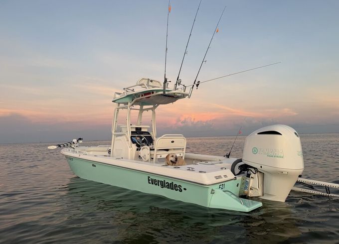 Luxury Fishing & Sandbar Adventures aboard the Everglades w Captain