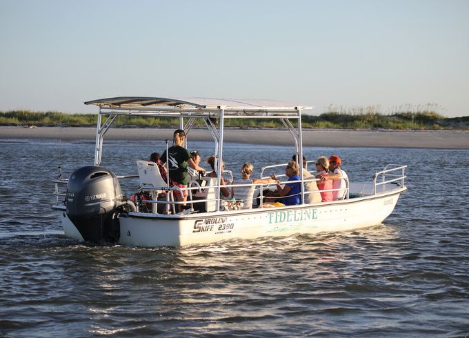 Sandbars &amp; Swimming: 3-Hour Boat Cruise from Folly Beach