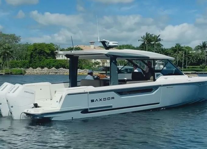 Escape to Lake Erie's Horizon: Charter the Saxdor 400 GTO!