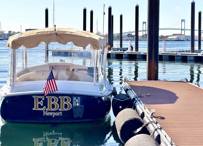 Explore Newport Harbor in a fully-electric Duffy 22