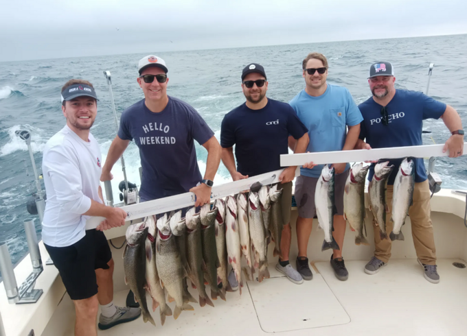 Catch Big Fish on Lake Michigan – 36' Private Fishing Charter!