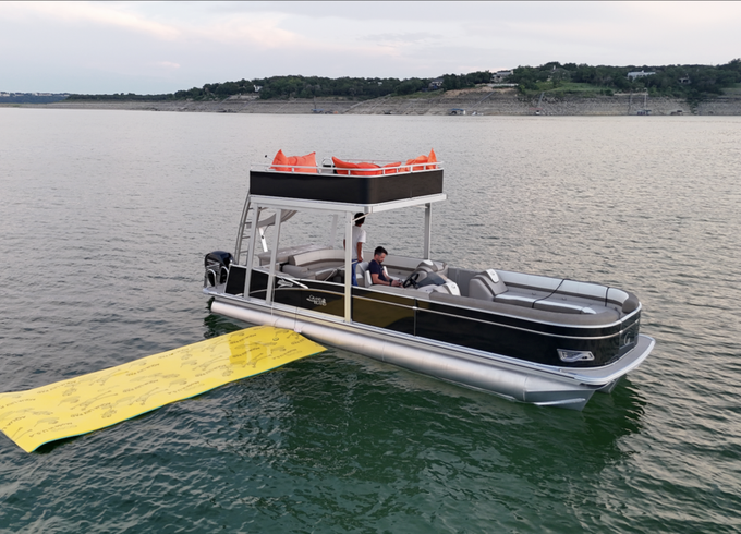 Double Decker Party Boat With Waterslide And Lily Pad – Lake Travis