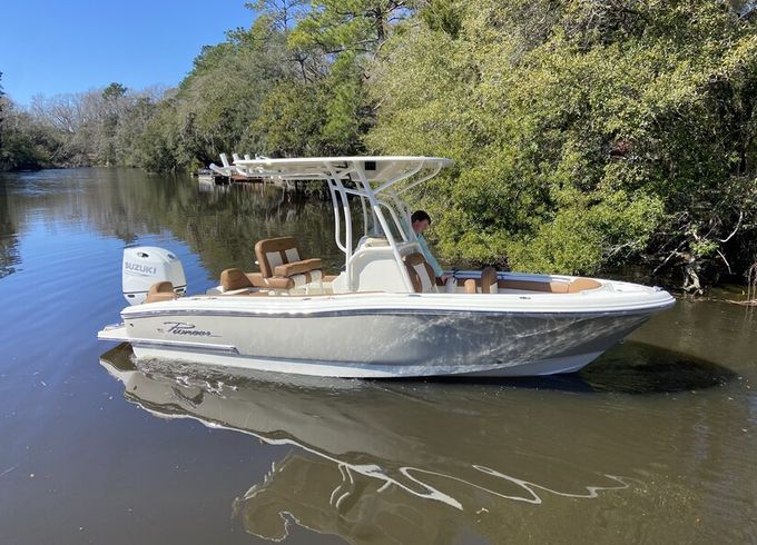 Perfect for sandbar parties, dolphin watching, and cruising Charleston