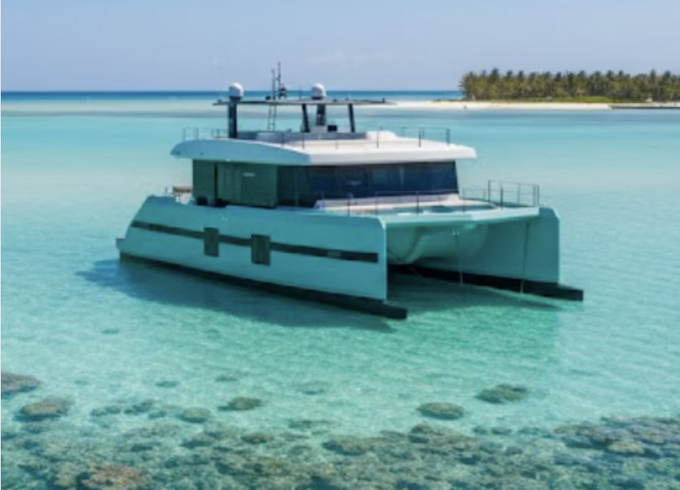 70ft Sunreef Power Catamaran | Blue