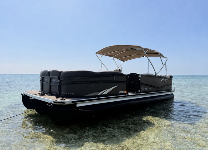 16 Passenger Premier Pontoon with 250 Mercury, ideal for big groups!