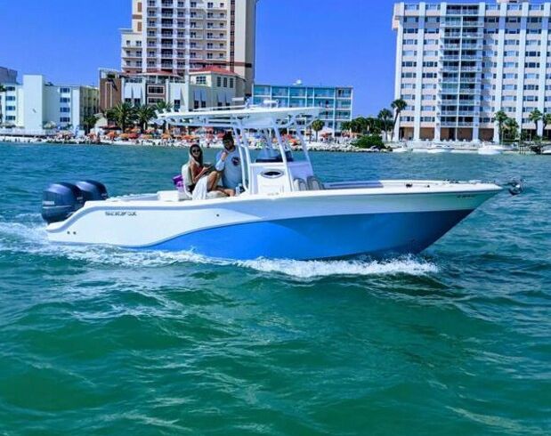 Enjoy a day on the water! 26ft Center Console w plenty of seating.