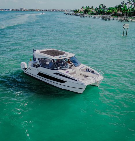 Cruise the waters of St. Petersburg at 36ft aquila yacht