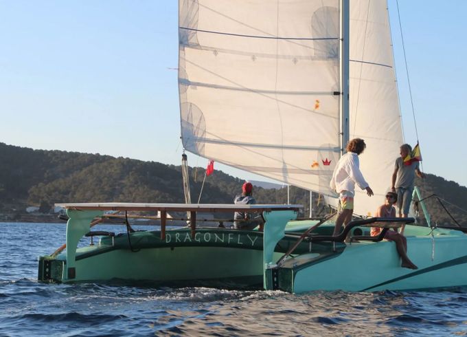 Custom Built Eco Catamaran Dragonfly