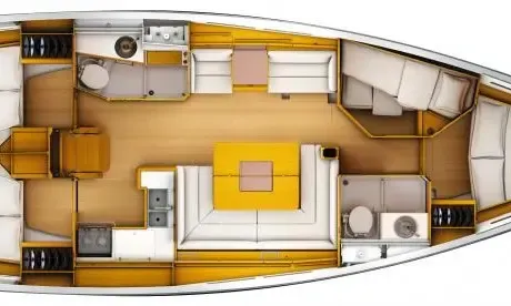 Jeanneau Sun Odyssey 449 ARISAGHIA Cruising Monohull rental in Agropoli, Italy