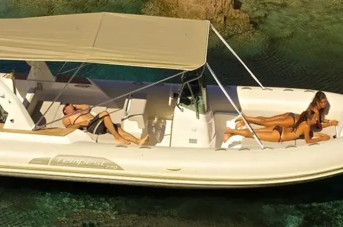 Hire the Tempest 770 Semi Rigid Inflatable Boat in Trapani, Sicilia!