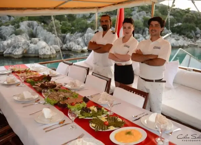 14 Person Luxury Gulet Charter in Muğla, Turkey