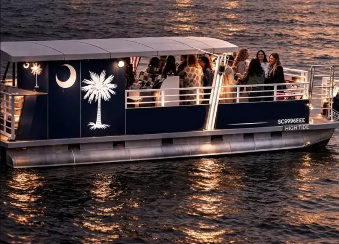 Charleston 32ft Party Boat Charter | Bachelorette, Birthday & Sunset Cruises