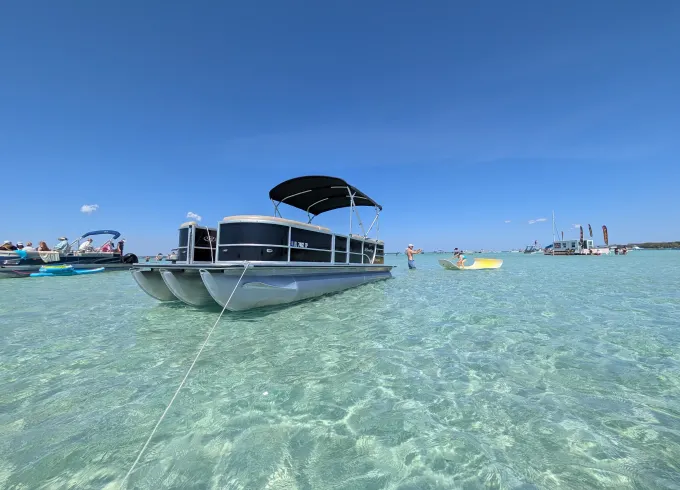 Cruise to Crab Island on a private tour