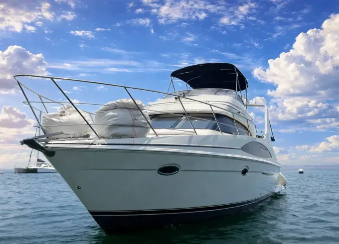 Private 41ft Carver Yacht Experience in Alcudia Bay for 10 Guests