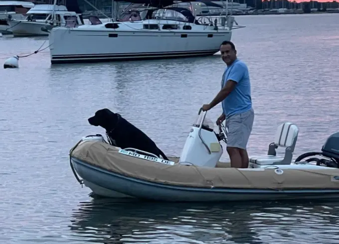 Quick Private Annapolis Harbor Boat Ride - Oceanus 12 VST Inflatable