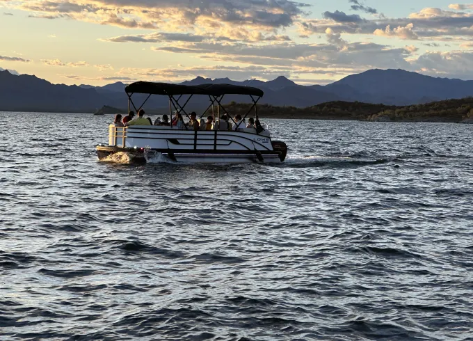 You'll have a Crazy Good Time with 22ft Lowe Tritoon