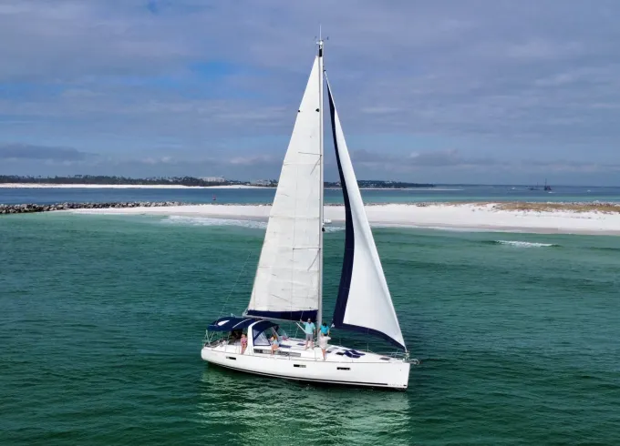 47’ Beneteau Sailing Adventure with Dolphin Sightseeing in Panama City Beach