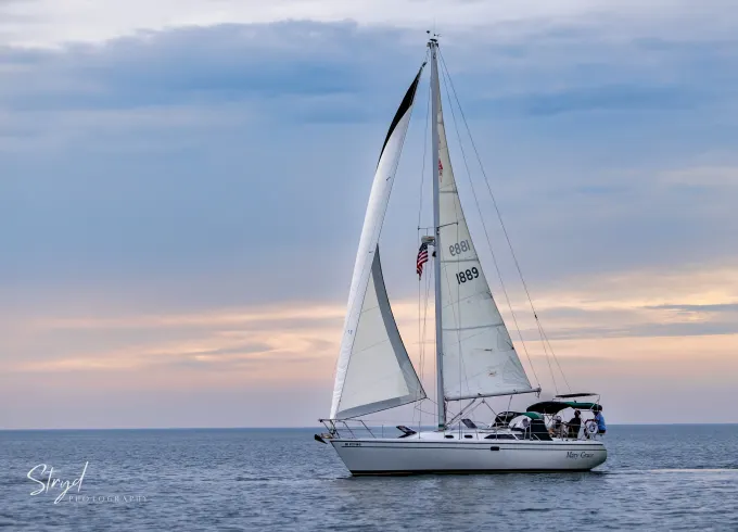 2hr Day Sail from the port of South Haven Mi. on a Catalina 36