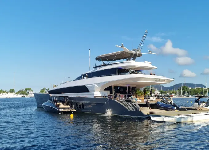 Sail aboard Brazil's largest 120-foot catamaran
