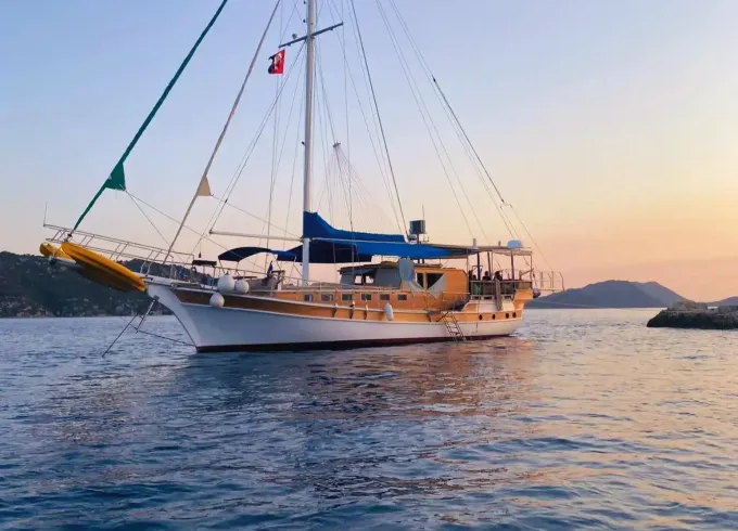 Luxury and Comfort on the Water: Private 66ft Sailing Gulet Charter In Kaş